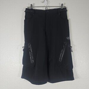 Arsuxeo Techwear Cargo Shorts Men Large Black Pockets Cycling Bike Athletic